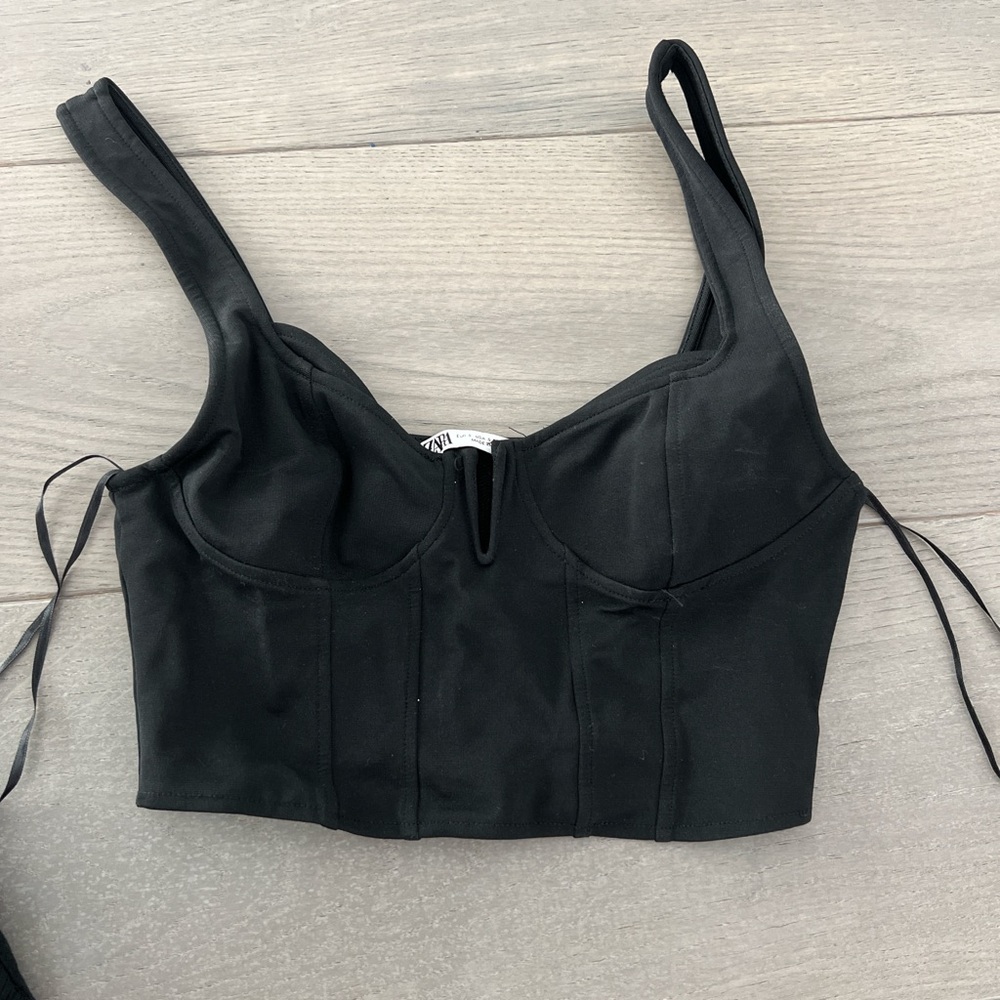 Black Crop Top